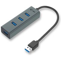 i-tec® USB-Hub USB 3.0 Metal 4-fach grau von i-tec®
