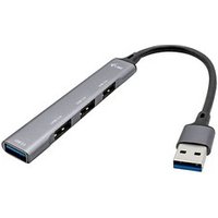 i-tec® USB-Hub USB 3.0 Metal 4-fach grau von i-tec®