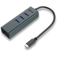 i-tec® USB-Hub USB-C Metal 3-fach grau von i-tec®
