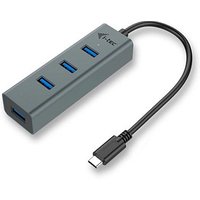 i-tec® USB-Hub USB-C Metal 4-fach grau von i-tec®