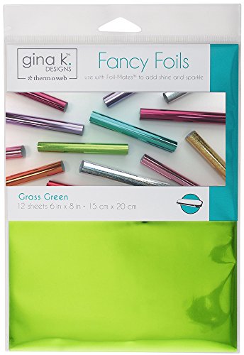 Gina K. Designs for Therm O Web Fancy Foils, 15,2 x 20,3 cm Blätter, Grasgrün, 12 Stück Gina K. Designs for Therm O Web Fancy Foils, 15,2 x 20,3 cm Blätter, Grasgrün, 12 Stück von iCraft