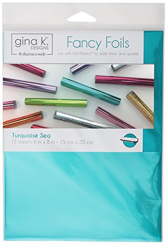 iCraft Gina K. Designs for Therm O Web - 18033 Fancy Folien, 15,2 x 20,3 cm, Türkis Sea 12 Stück iCraft Gina K. Designs for Therm O Web - 18033 Fancy Folien, 15,2 x 20,3 cm, Türkis Sea 12 Stück von iCraft