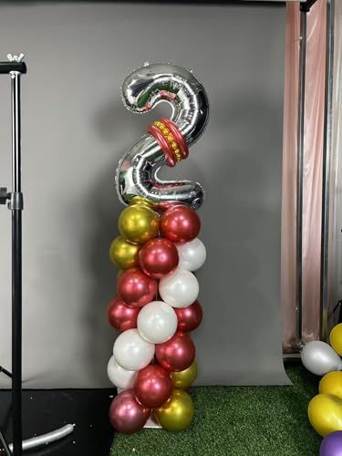 iDecoMart Ballonsäulenständer-Kit, 2 Stück, verstellbare Höhe bis zu 2 m, Erdspieße für Stabilität, wiederverwendbar für Ballon-Mittelstücke bei Partys, Hochzeiten, Veranstaltungen iDecoMart Ballonsäulenständer-Kit, 2 Stück, verstellbare Höhe bis zu 2 m, Erdspieße für Stabilität, wiederverwendbar für Ballon-Mittelstücke bei Partys, Hochzeiten, Veranstaltungen von iDecoMart