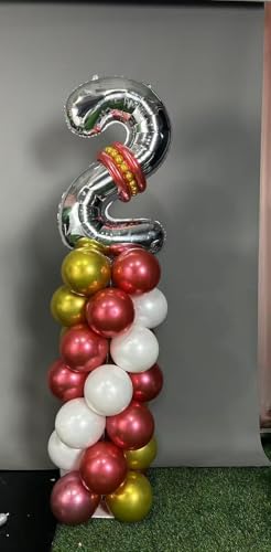 iDecoMart Ballonsäulenständer-Kit, 4 Stück, verstellbare Höhe bis zu 2 m, Erdspieße für Stabilität, wiederverwendbar für Ballon-Mittelstücke bei Partys, Hochzeiten, Veranstaltungen iDecoMart Ballonsäulenständer-Kit, 4 Stück, verstellbare Höhe bis zu 2 m, Erdspieße für Stabilität, wiederverwendbar für Ballon-Mittelstücke bei Partys, Hochzeiten, Veranstaltungen von iDecoMart