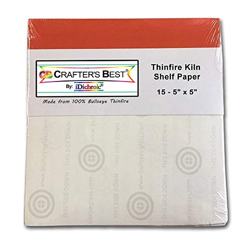Crafters Best Thinfire Ofenregalpapier, 12,7 x 12,7 cm, 15 Blatt, Mini-Pack Crafters Best Thinfire Ofenregalpapier, 12,7 x 12,7 cm, 15 Blatt, Mini-Pack von iDichroic
