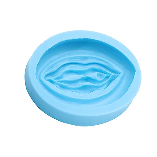 IEFIEL 3D Vulva Form Torten Silikonform Backform DIY Brot Torten Schokolade Keks Scherblock Form Seifen Forme Blau B One Size von iEFiEL