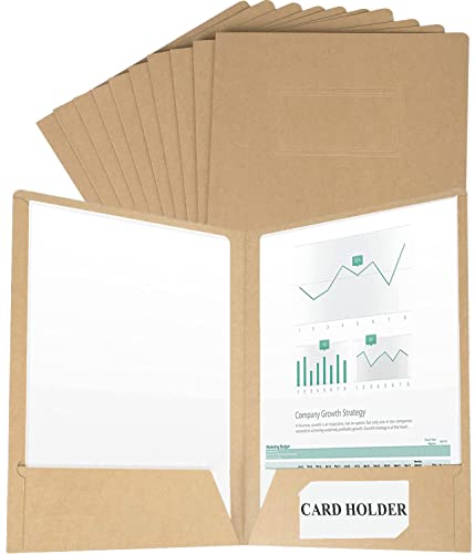 10 Stück A4 Pappe Präsentationsmappen mit Tasche Dokumentenmappe DIN A4 Dokumentenablage Registermappen Sammelmappe aus Karton Postmappe Einschlagmappe Projektmappen Angebotsmappen Arbeitsmappen von iEasey