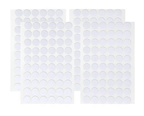 Klett WEISS 2x 60 Paar I Klettverschluss Klettpunkte klein Rund 15 mm 240 Stück Flausch u. Haken Selbstklebend Doppelseitig Klebend Klebepunkte kleine Klettpunkte Durchmesser Ø 15mm auf Karte von iHS Range
