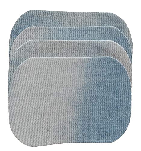 iHS Range 4er Set Bügelflicken Taubengrau zum Aufbügeln 13x18cm I Für Jeans und Mehr I Jeansflicken Ausbesserungsflicken Reparatur-Flicken Reparatursatz iHS Range 4er Set Bügelflicken Taubengrau zum Aufbügeln 13x18cm I Für Jeans und Mehr I Jeansflicken Ausbesserungsflicken Reparatur-Flicken Reparatursatz von iHS Range