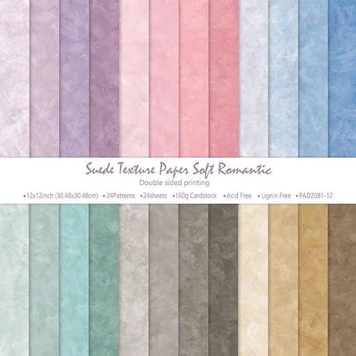 12 × 12 Boho Scrapbook Papier Vintage Blumenmuster Papierblock, 24 Blatt doppelseitiges Bobo-Blumen-Scrapbooking-Kartonpapier Block für Urlaub Kartenherstellung DIY Origami-Papier von iKammo