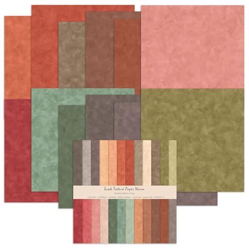 250 g/m² farbiger Karton, 12 verschiedene Farben, 24 Blatt, doppelseitig gemustertes Scrapbook-Papier zum Basteln, Weihnachten, selbstgemachte Karten, Scrapbooking. 250 g/m² farbiger Karton, 12 verschiedene Farben, 24 Blatt, doppelseitig gemustertes Scrapbook-Papier zum Basteln, Weihnachten, selbstgemachte Karten, Scrapbooking. von iKammo
