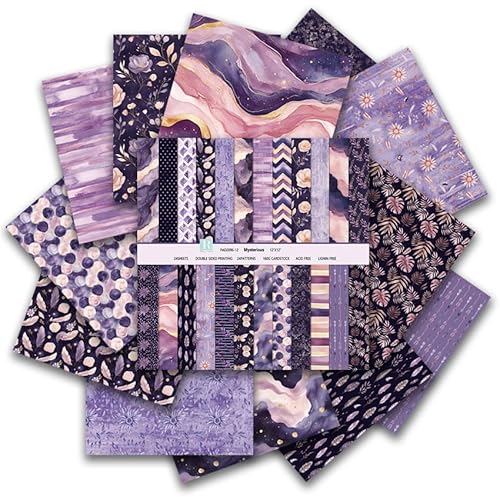 Scrapbook-Papier, 30,5 x 30,5 cm, Vintage-Stil, böhmisches Muster, Bastelpapier, 24 Blatt, doppelseitig, Bobo, Blumenmuster, Scrapbooking, Karton, Papierblock für Urlaub, Karten, DIY, Origami-Papier. Scrapbook-Papier, 30,5 x 30,5 cm, Vintage-Stil, böhmisches Muster, Bastelpapier, 24 Blatt, doppelseitig, Bobo, Blumenmuster, Scrapbooking, Karton, Papierblock für Urlaub, Karten, DIY, Origami-Papier. von iKammo