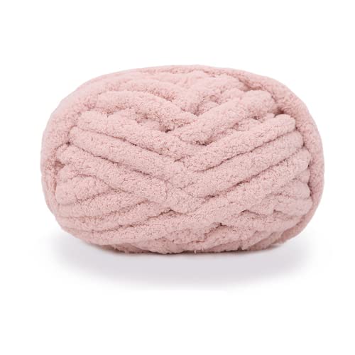 iKneonei 3 x 230 Gramm Dicke Wolle Garn Strickgarn, Super Soft Chenille Chunky Yarn, Wolle Super Bulky für Teppiche, Sofadecken, Decken, Heimdekoration, Armstricken Wolle - Pink iKneonei 3 x 230 Gramm Dicke Wolle Garn Strickgarn, Super Soft Chenille Chunky Yarn, Wolle Super Bulky für Teppiche, Sofadecken, Decken, Heimdekoration, Armstricken Wolle - Pink von iKneonei