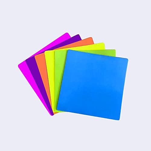 iKyce Transparente Haftnotizen 300 Zettel, 75 * 75 mm wasserdicht Farbige Haftnotizen für Büro und Studenten Hause von iKyce