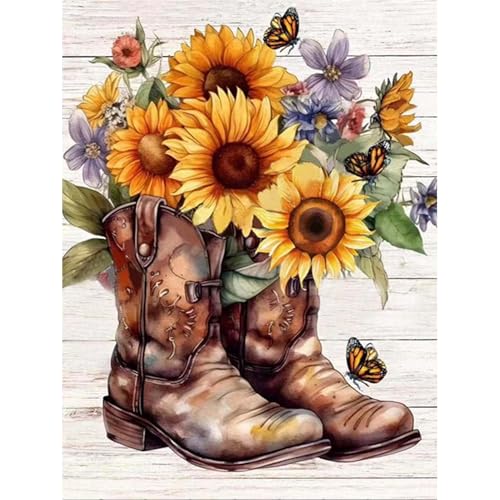 iLovwvoea Diamond Painting, 5D DIY Diamond Painting für Erwachsene und Kinder, DIY Full Drill Farbe mit Diamant, Home Wall Decor 30 x 40CM von iLovwvoea