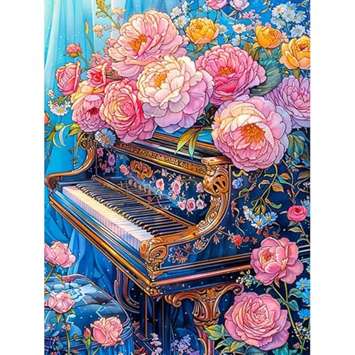 iLovwvoea Diamond Painting, 5D DIY Diamond Painting für Erwachsene und Kinder, DIY Full Drill Farbe mit Diamant, Home Wall Decor 30 x 40CM von iLovwvoea