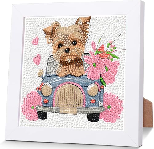 iLovwvoea Diamond Painting Kinder mit Rahmen, 5D DIY Cartoon Diamant Painting Bilder, 15x15cm Leinwand und mit 18x18cm Bilderrahmen für Kinder und Erwachsene iLovwvoea Diamond Painting Kinder mit Rahmen, 5D DIY Cartoon Diamant Painting Bilder, 15x15cm Leinwand und mit 18x18cm Bilderrahmen für Kinder und Erwachsene von iLovwvoea