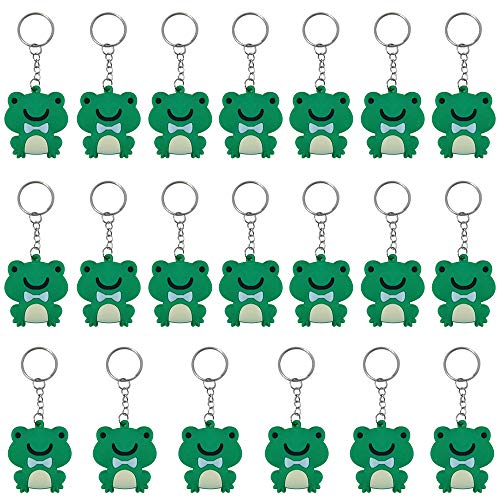 iMagitek 20 Stück Frosch-Schlüsselanhänger für Frosch-Mottopartys, Geburtstagsgeschenke. von iMagitek
