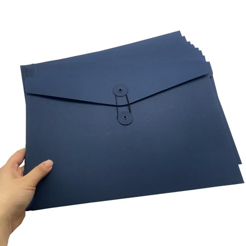 10 Stück Dokumententasche A4 Kraftpapier Aktentasche Aktenordner Ordnungsmappe Verdickt Umschläge Organisation mit Externe Taste Wickeldichtung Design Klein Kraft-Umschlag für Büro Schule Zuhause 10 Stück Dokumententasche A4 Kraftpapier Aktentasche Aktenordner Ordnungsmappe Verdickt Umschläge Organisation mit Externe Taste Wickeldichtung Design Klein Kraft-Umschlag für Büro Schule Zuhause von iNelihoo