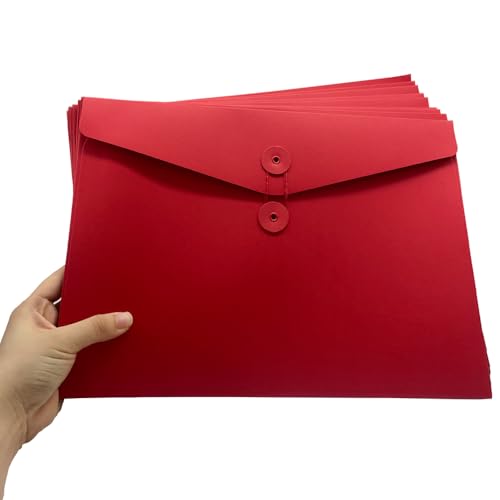 10 Stück Dokumententasche A5 Kraftpapier Aktentasche Aktenordner Ordnungsmappe Verdickt Umschläge Organisation mit Externe Taste Wickeldichtung Design Klein Kraft-Umschlag für Büro Schule Zuhause 10 Stück Dokumententasche A5 Kraftpapier Aktentasche Aktenordner Ordnungsmappe Verdickt Umschläge Organisation mit Externe Taste Wickeldichtung Design Klein Kraft-Umschlag für Büro Schule Zuhause von iNelihoo
