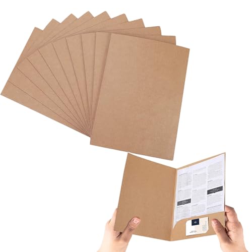 10 Stück Präsentationsmappe A4 Kraft Dokumentenmappe Papier Ordner Kraftpapier Aktenordner Papierkram Organizer mit Kartenschlitzen Ordner Umschläge Organisation für Büro Schule und Zuhause 10 Stück Präsentationsmappe A4 Kraft Dokumentenmappe Papier Ordner Kraftpapier Aktenordner Papierkram Organizer mit Kartenschlitzen Ordner Umschläge Organisation für Büro Schule und Zuhause von iNelihoo