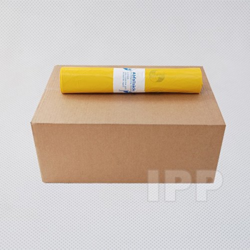 Müllsäcke 120 Liter Typ 60 gelb 25 Stück (EUR 0,18 / Beutel) von iPEP