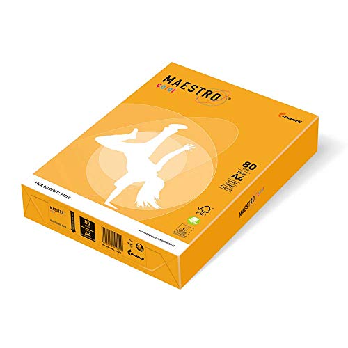 IQ Multifunktionspapier color, A4, 80 g/m², altgold, trend (500 Blatt), Sie erhalten 1 Packung á 500 Blatt von iQ