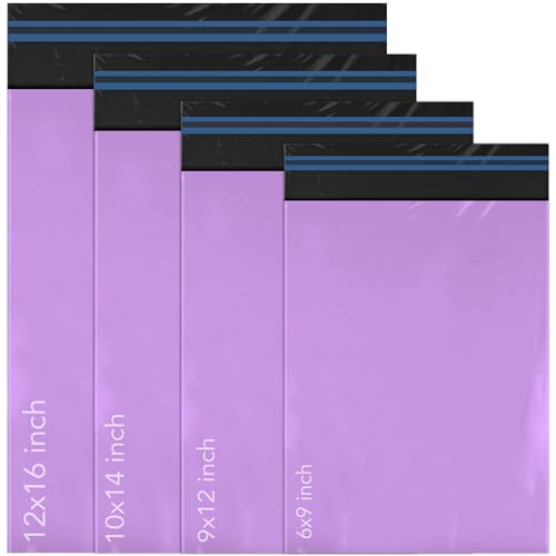 100 gemischte Versandtaschen, selbstklebend, 4 Größen, je 25 Stück pro iSOUL kleine bis große Versandtaschen, Portoverpackung, verschiedene Versandtaschen, Versand, Post, Paket, Lila, 100 Stück 100 gemischte Versandtaschen, selbstklebend, 4 Größen, je 25 Stück pro iSOUL kleine bis große Versandtaschen, Portoverpackung, verschiedene Versandtaschen, Versand, Post, Paket, Lila, 100 Stück von iSOUL
