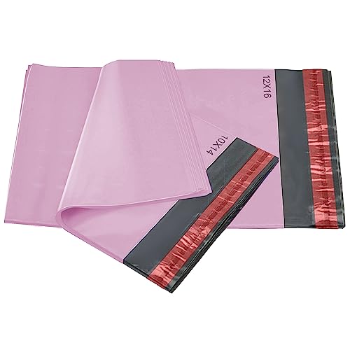 iSOUL Versandtaschen, selbstklebend, 2 Größen, je 25 Stück, Rosa, 50 Stück von iSOUL