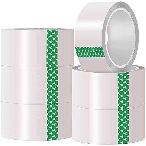 iSOUL Paketklebeband – 6 Rollen strapazierfähiges transparentes Klebeband, 48 mm x 66 m für Pakete, Verpackungen und Boxen, stark, sicher und klebend, transparentes Paketband von iSOUL