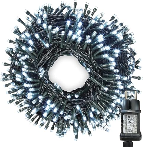 iShabao 20m Lichterkette Weihnachtsbaum, 200 LED Lichterkette Außen Strom Kaltweiß, Wasserdicht Lichterkette Außen Weihnachten mit Timer, Weihnachtsbeleuchtung für Tannenbaum Garten Weihnachtsdeko iShabao 20m Lichterkette Weihnachtsbaum, 200 LED Lichterkette Außen Strom Kaltweiß, Wasserdicht Lichterkette Außen Weihnachten mit Timer, Weihnachtsbeleuchtung für Tannenbaum Garten Weihnachtsdeko von iShabao