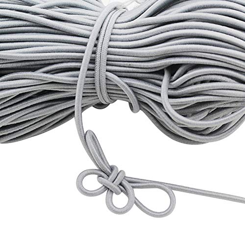 iSpchen 10 Meter Elastische 3mm Gummikordel Rundes Gummiband hohe Elastizität Gummi Seil Schnu Elastikkordel Seil für Basteln Schmuck Kleidung Nähzubehör,grau iSpchen 10 Meter Elastische 3mm Gummikordel Rundes Gummiband hohe Elastizität Gummi Seil Schnu Elastikkordel Seil für Basteln Schmuck Kleidung Nähzubehör,grau von iSpchen