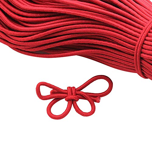 iSpchen 10 Meter Elastische 3mm Gummikordel Rundes Gummiband hohe Elastizität Gummi Seil Schnu Elastikkordel Seil für Basteln Schmuck Kleidung Nähzubehör,rot iSpchen 10 Meter Elastische 3mm Gummikordel Rundes Gummiband hohe Elastizität Gummi Seil Schnu Elastikkordel Seil für Basteln Schmuck Kleidung Nähzubehör,rot von iSpchen