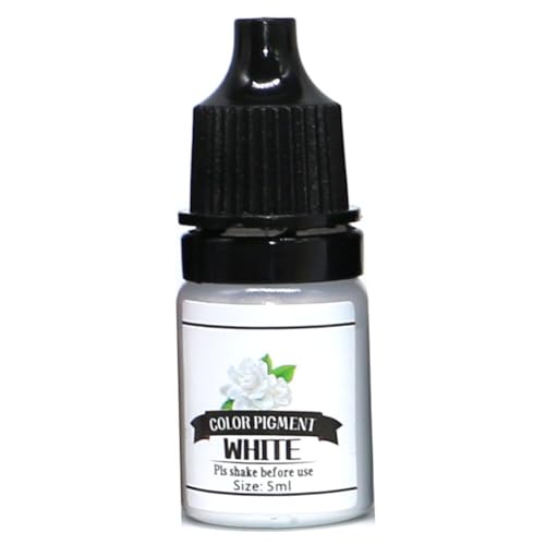 iSpchen Epoxidharz Farbe Harz-Farbstoff Ink Wassertropfenkleber ölig Epoxidharz Farbe für die DIY, Epoxy Resin Dye für Handwerk, Malerei,Weiß iSpchen Epoxidharz Farbe Harz-Farbstoff Ink Wassertropfenkleber ölig Epoxidharz Farbe für die DIY, Epoxy Resin Dye für Handwerk, Malerei,Weiß von iSpchen