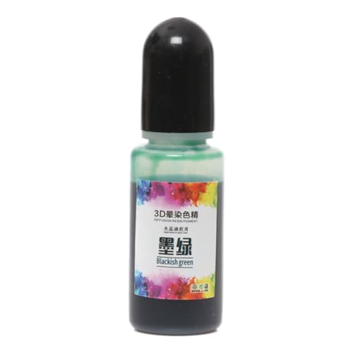 iSpchen Epoxidharz Farbe für Resin Kunst, Schmuckherstellung - Konzentrierter UV Harz Farbstoff für Harzfarben, Becher, Farben, DIY Basteln,dunkelgrün iSpchen Epoxidharz Farbe für Resin Kunst, Schmuckherstellung - Konzentrierter UV Harz Farbstoff für Harzfarben, Becher, Farben, DIY Basteln,dunkelgrün von iSpchen