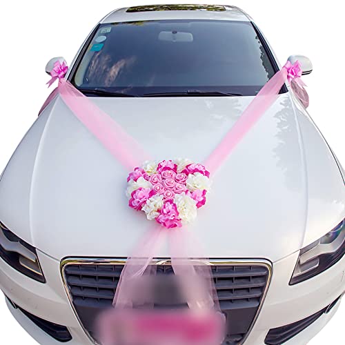 iSpchen Hochzeitsdeko Auto Wedding Deko Rosen Girlande Herz Auto Schmuck Hochzeit Deko Girlande Braut Paar Rose Dekoration Autoschmuck Hochzeits Deko Girlande,Rosa iSpchen Hochzeitsdeko Auto Wedding Deko Rosen Girlande Herz Auto Schmuck Hochzeit Deko Girlande Braut Paar Rose Dekoration Autoschmuck Hochzeits Deko Girlande,Rosa von iSpchen