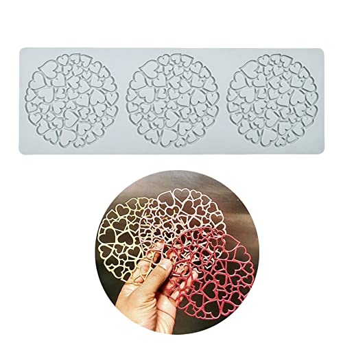 iSpchen Spitze Kuchen Silikon Silikon-Fondant-Spitzenmatte Kreative DIY Silikonform für Küche Bäckerei Speiseteller Dekoration,#14 iSpchen Spitze Kuchen Silikon Silikon-Fondant-Spitzenmatte Kreative DIY Silikonform für Küche Bäckerei Speiseteller Dekoration,#14 von iSpchen