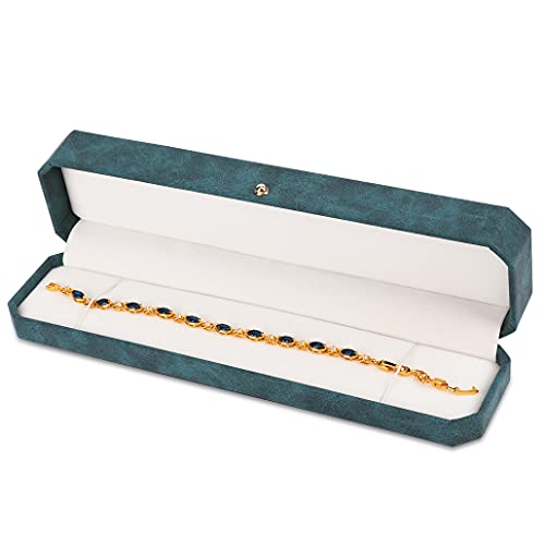 iSuperb Geschenkbox für Halskette Flanell Armbänder Jewelry Boxes PU Anhänger Anzeigen Geschenkbox Schmuck Organizer Schmuckkästen Mädchen von iSuperb