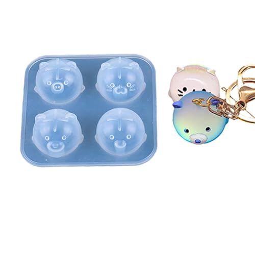 iSuperb Tierform Spiegelfläche DIY Silikon Anhänger Basteln Gießform Schmuck Animal Epoxy Resin Molds Silikonform Gießformen für Harz Kerzenwachs (Spiegelfläche/Mirror) von iSuperb
