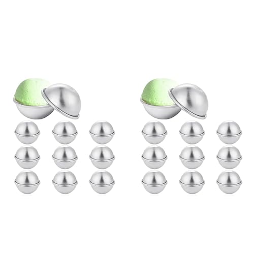 iToQ 40 Stück 20 Stück DIY Metall Badekugelform zum Basteln DIY Herstellung Zubehör 5,5 x 2,5 cm iToQ 40 Stück 20 Stück DIY Metall Badekugelform zum Basteln DIY Herstellung Zubehör 5,5 x 2,5 cm von iToQ