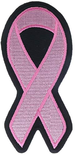 Aufnäher mit pinker Schleife zur Brustkrebs-Bewusstseinsaufklärung, 11,4 cm, bestickt, IVANP2345k2 von iVan