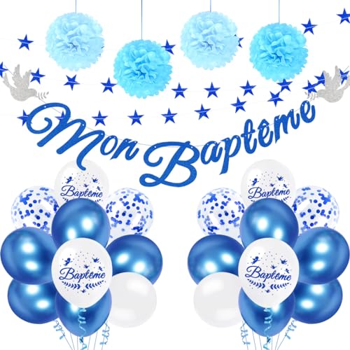 iZoeL Decoration Bapteme Balloons blue von iZoeL