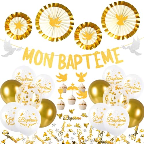 iZoeL Mon Baptême Bannière Babyparty-Dekoration von iZoeL