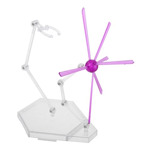 ibasenice 1 Satz Ausstellungsstand Ausstellungsbasis für Modelle Halterung für Figurenhalter Puppenständerhalter vertikaler Puppenständer Steht für Actionfiguren Plastik Violett ibasenice 1 Satz Ausstellungsstand Ausstellungsbasis für Modelle Halterung für Figurenhalter Puppenständerhalter vertikaler Puppenständer Steht für Actionfiguren Plastik Violett von ibasenice