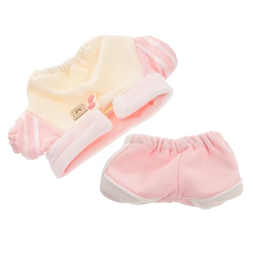 ibasenice 1 Satz Baumwolle Puppen Outfit mit Sweatshirt und Shorts Niedliche Kleidung für Sammler und Perfektes für Plüschtiere und Puppenliebhaber von ibasenice