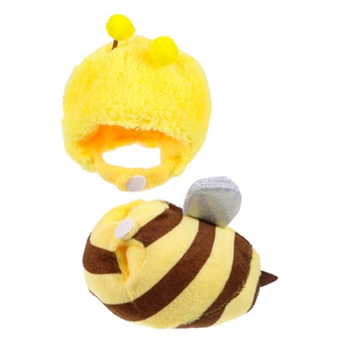 ibasenice 1 Satz Bienen-Babykleidung Kompakte Puppenkleidung Wiederverwendbares Puppenkleid Puppenkostüm Als Ersatz Dekorative Puppenkleidung Puppen-Cartoon-Kleidung Puppenzubehör Stoff von ibasenice