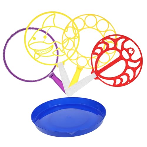 ibasenice 1 Satz Blasenwerkzeug Ballon Badespielzeug Spaß Lüfter Sprinkler Schaum outdoor outdoor Blasenstab-Kit Bubble -Zauberstäbe Abs von ibasenice