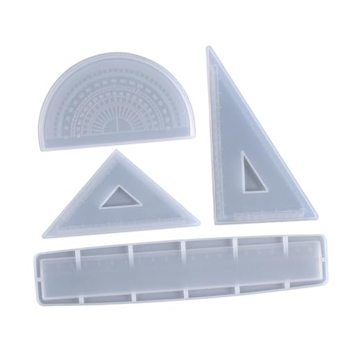 ibasenice 1 Satz DIY Silikon Ruler Mold Präzise Silikonformen für Maßgeschneiderte Lineale für Epoxidharz Projekte und Kreative Bastelarbeiten Designs von ibasenice