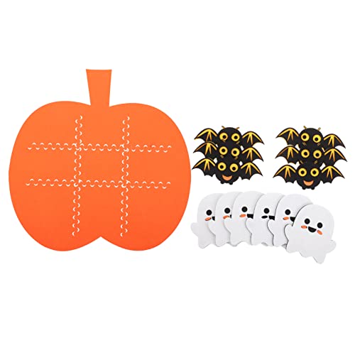 ibasenice 1 Satz Halloween Multiplayer Spielkissen Orange für Partys Lustige Filzmatte für Unvergessliche Halloween von ibasenice