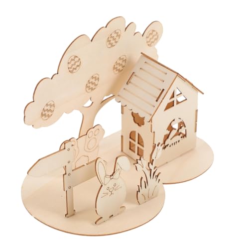 ibasenice 1 Satz Kaninchen-Osterei-Verzierung holzspielzeug Holzbausatz für DIY Osterdeko Kreatives für Puzzle Pädagogikspielzeug Osterspielzeug ibasenice 1 Satz Kaninchen-Osterei-Verzierung holzspielzeug Holzbausatz für DIY Osterdeko Kreatives für Puzzle Pädagogikspielzeug Osterspielzeug von ibasenice